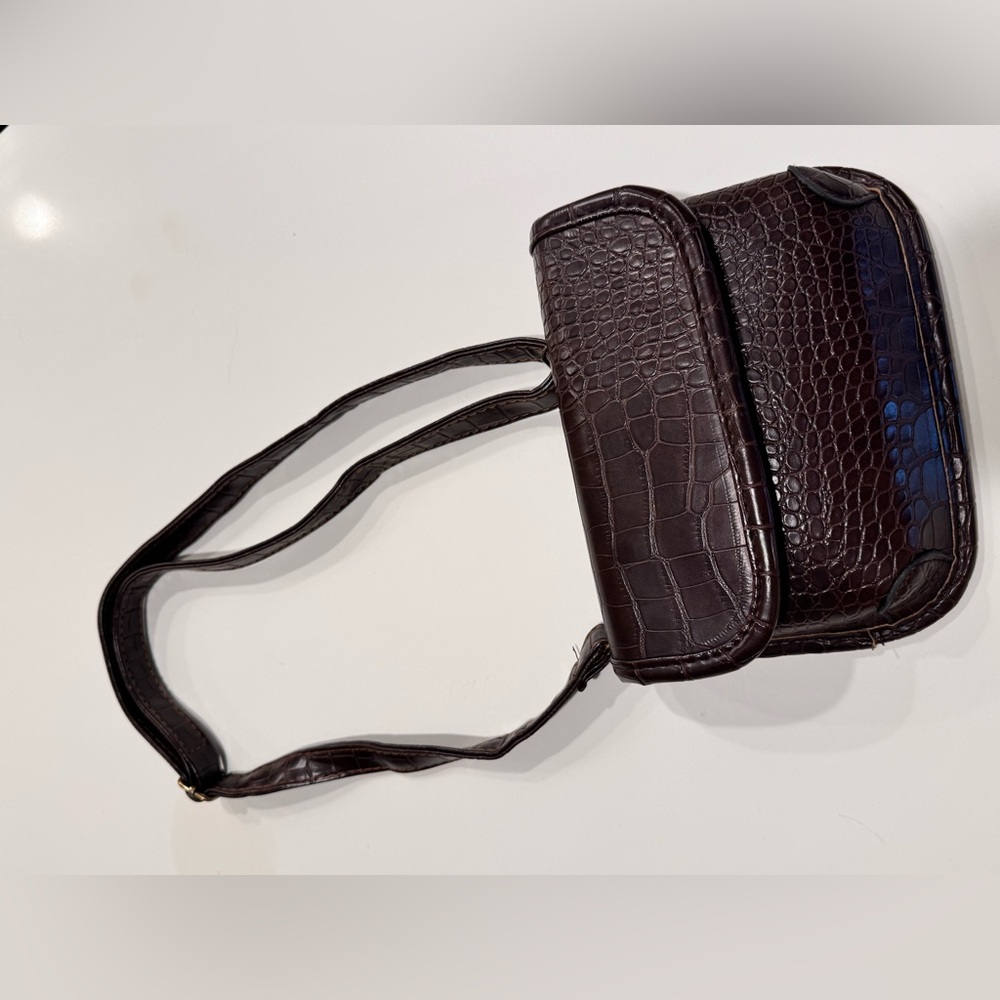 Crocodile satchel